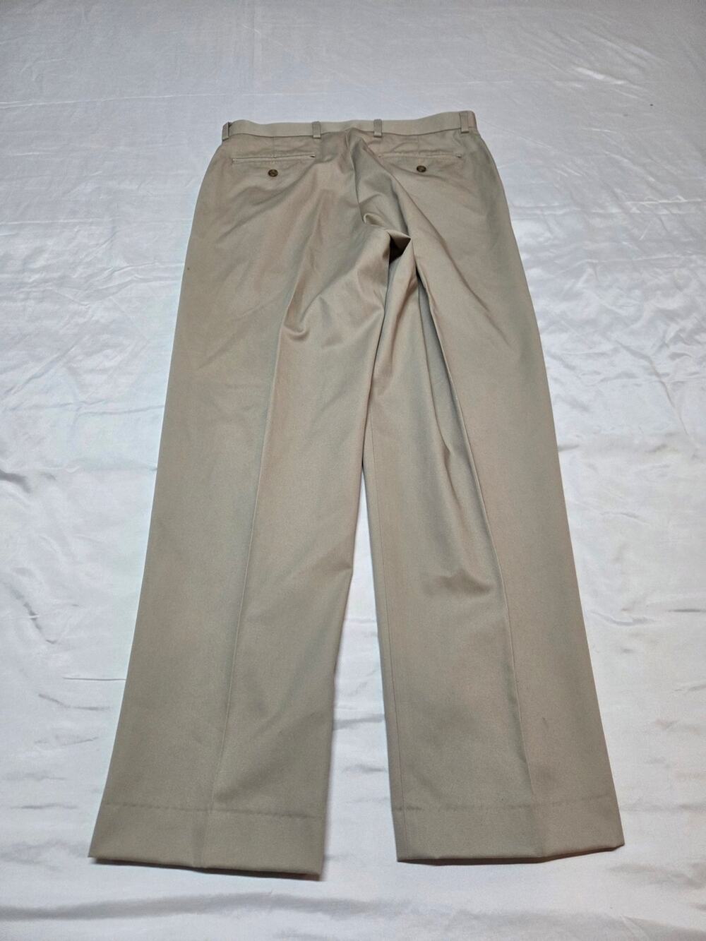 L.L. Bean Men's Straight-Leg Tan Chinos
